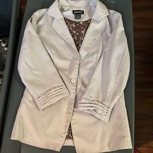 Womens Beige Blazer